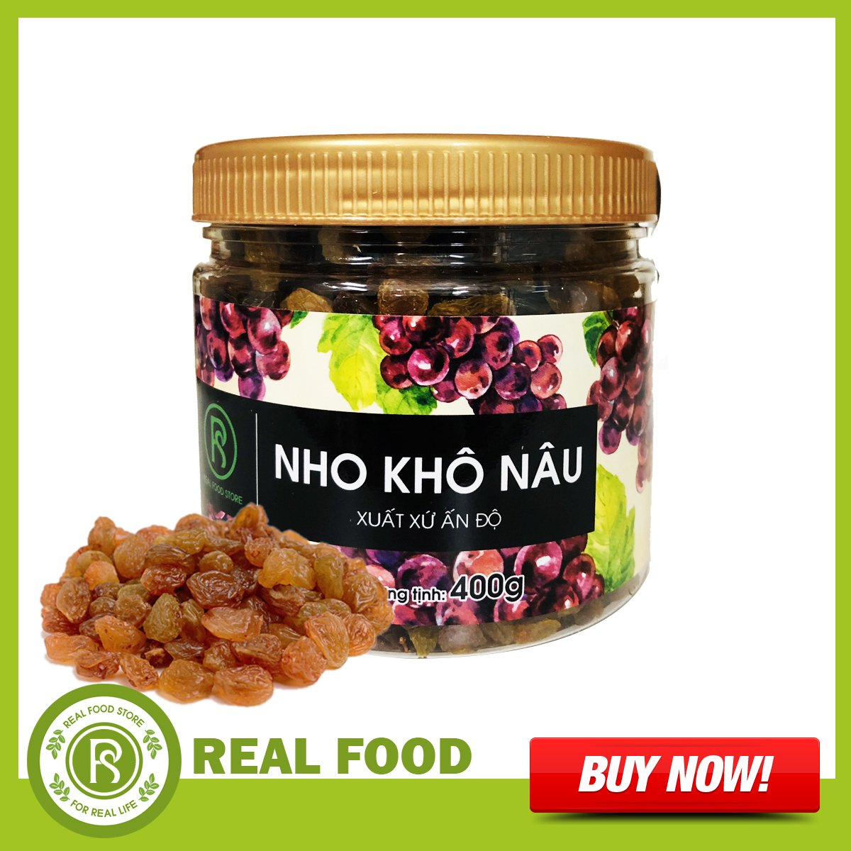Nho Khô Nâu